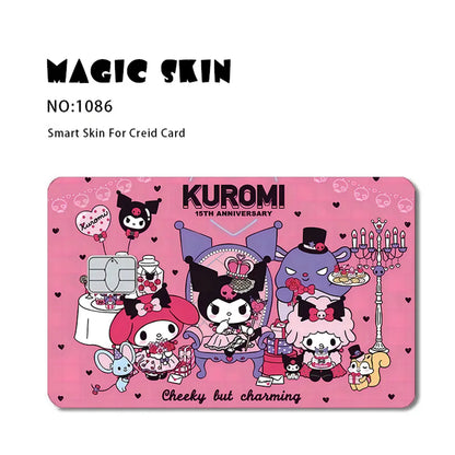Sanrio Cartoon Bank Card Skin Stickers