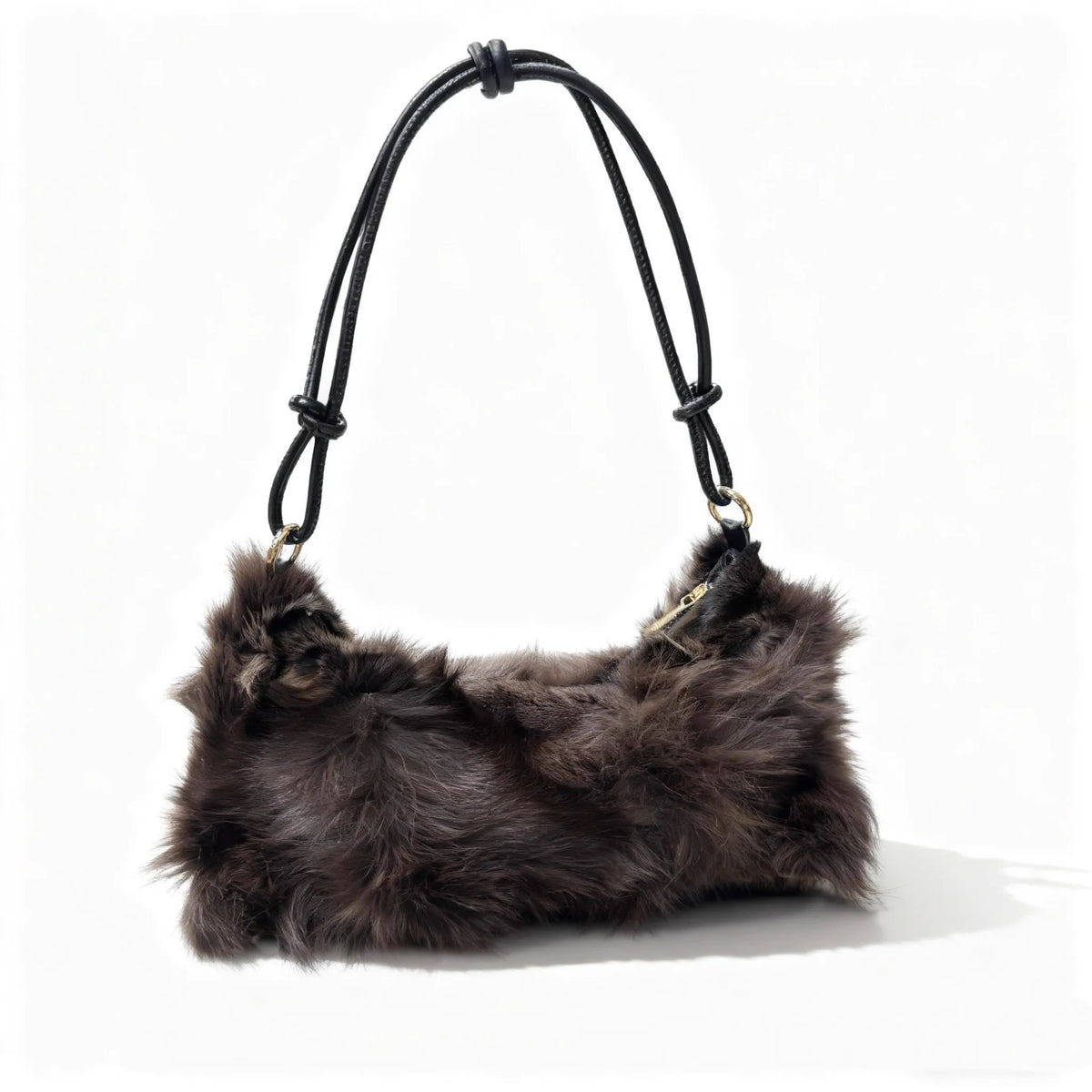 Fluffy Fur Shoulder Bag for Women – Luxury Handbag & Purse