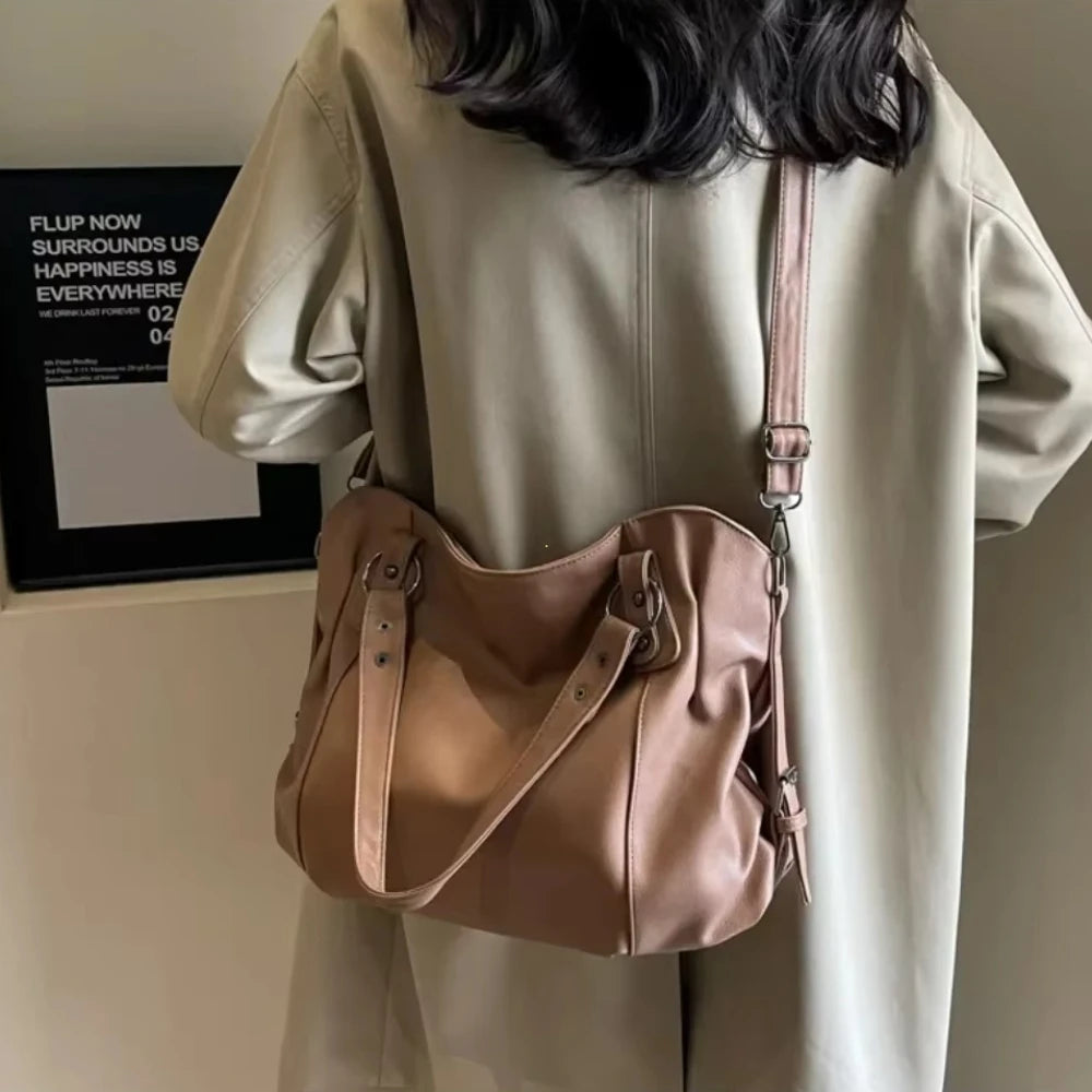 Female Hobo Handbag Large Capacity Shoulder Bags