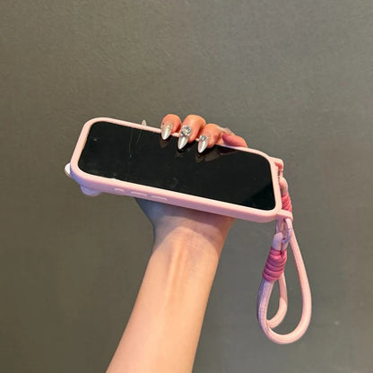 Hello Kitty 3D Bow iPhone Case with Card Holder & Wrist Strap