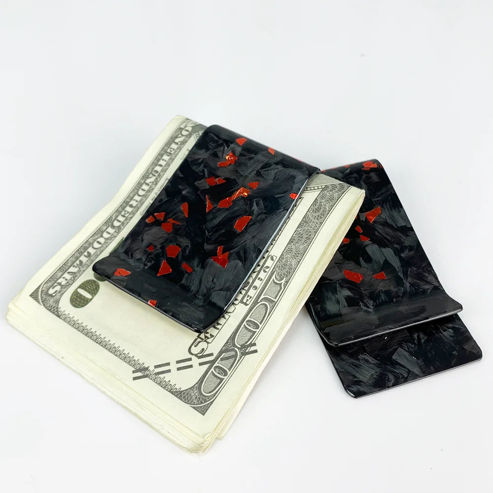 Forged Carbon Fiber Money Clip & Slim Card Holder