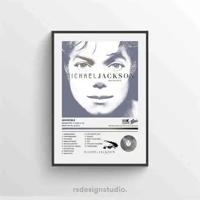 Michael Jackson Wall Art Canvas Print – Music Legend Poster for Home Decor
