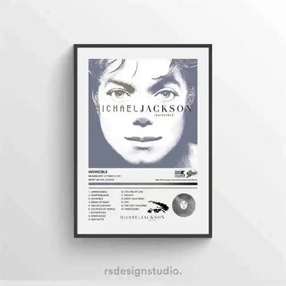 Michael Jackson Wall Art Canvas Print – Music Legend Poster for Home Decor