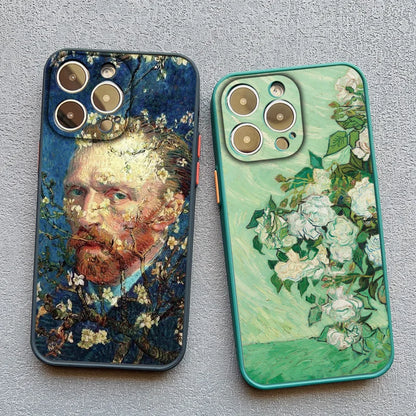 Van Gogh Oil Painting Phone Case for iPhone 17 16 15 14 13 12 11 X Series