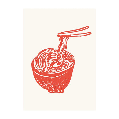 Minimalist Kitchen Wall Art Poster – Food Print for Home Decor