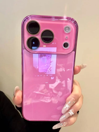 Tempered Glass Camera Case for iPhone – Plating Candy Armor Cover