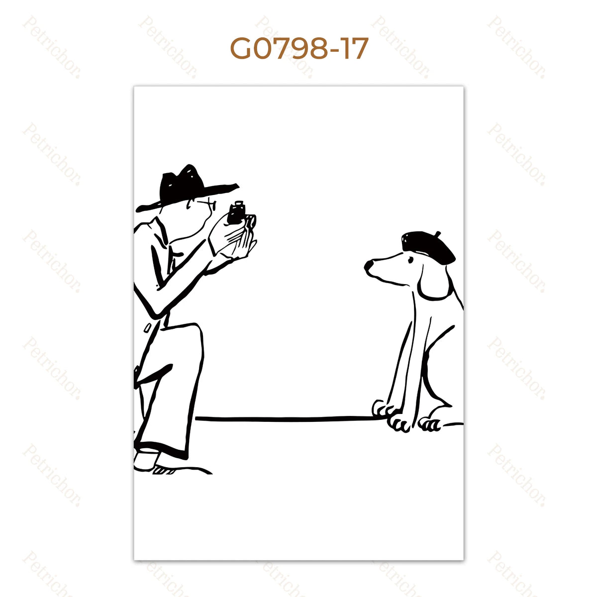 Minimalist Black and White Line Art Canvas Wall Art Print