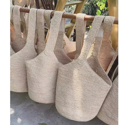 Big Capacity Raffia Straw Seaside Holiday Travel Beach Bags