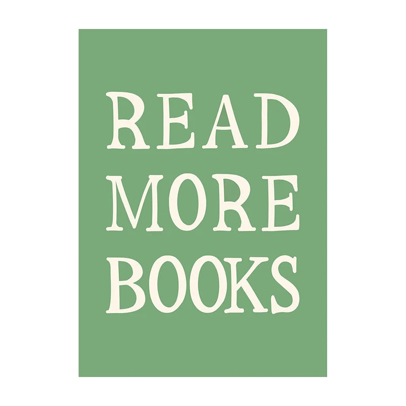 Book Club Wall Art Poster – Retro Reading Print for Book Lovers