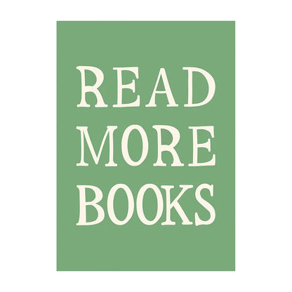 Book Club Wall Art Poster – Retro Reading Print for Book Lovers