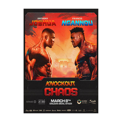 UFC MMA Fight Poster Print – Boxing & MMA Canvas Wall Art for Gym