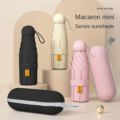 Mini Capsule Umbrella With UV Protection