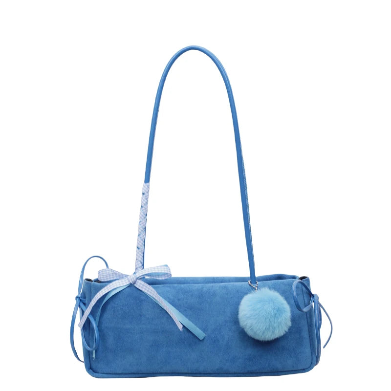 PU Leather Tote Bag – Retro Underarm Shoulder Bag for Women