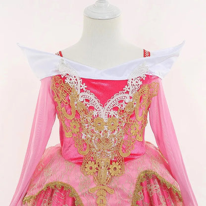 Aurora Princess Off Shoulder Costume Dress