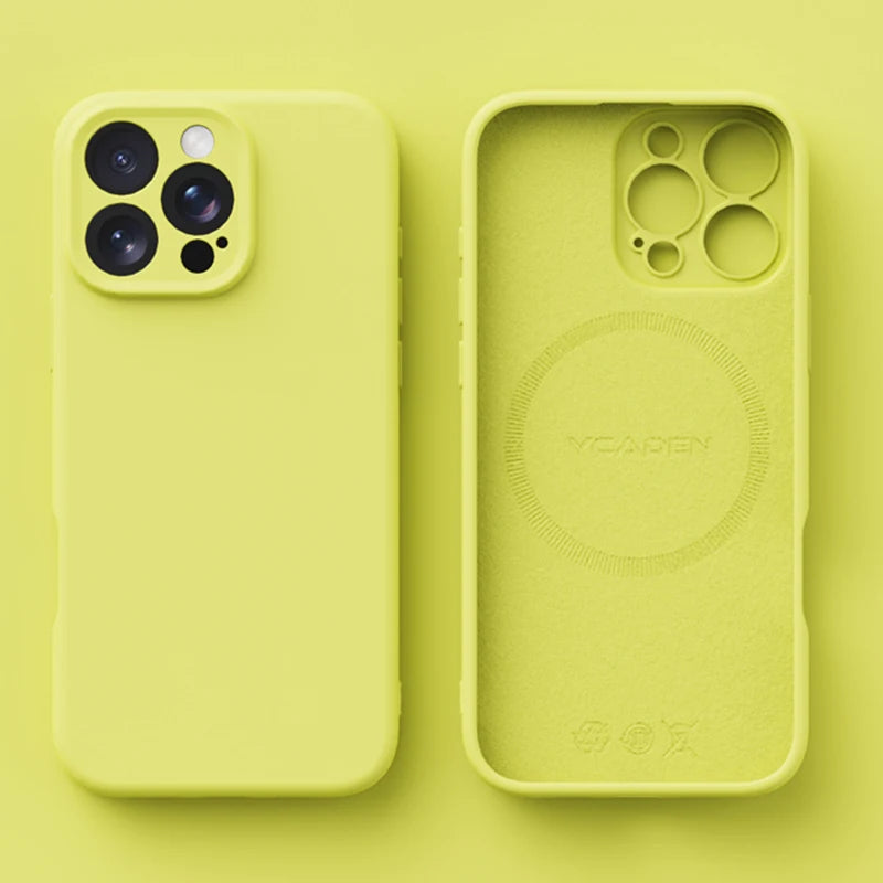 Magnetic MagSafe Liquid Silicone iPhone Case – 12 to 17 Series