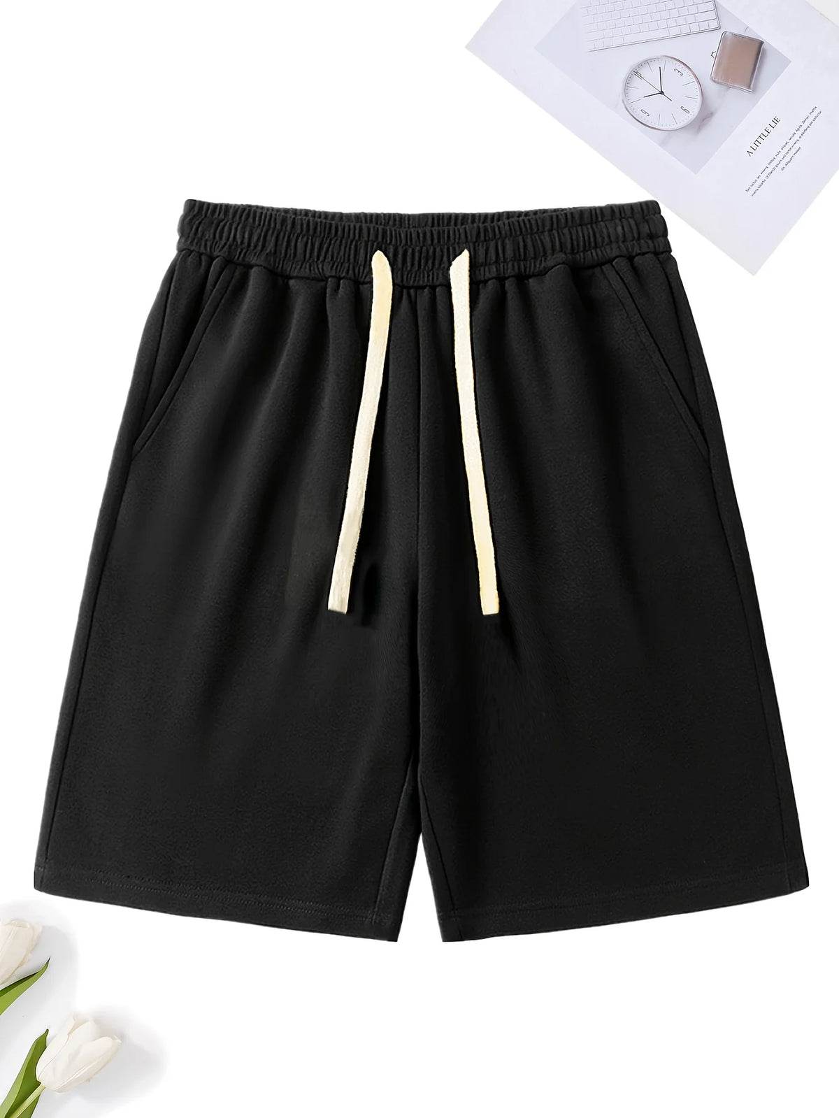 Men's Classic Casual Drawstring Sports Shorts