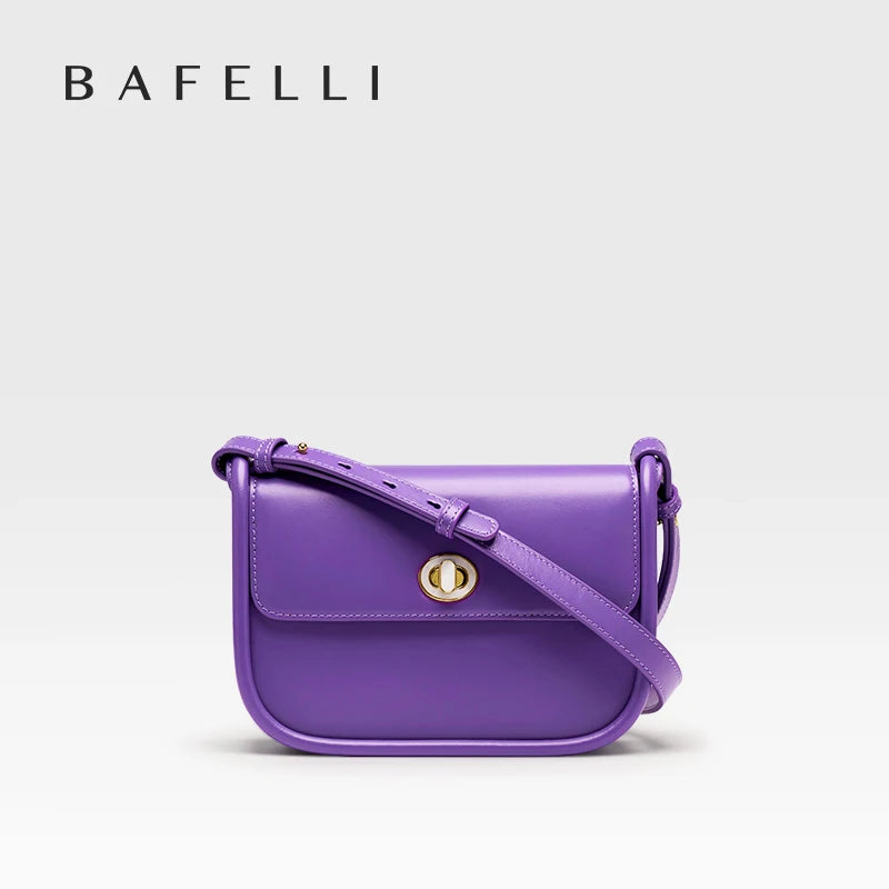 Leather Saddle Crossbody Bag – Women's Designer Shoulder Bag