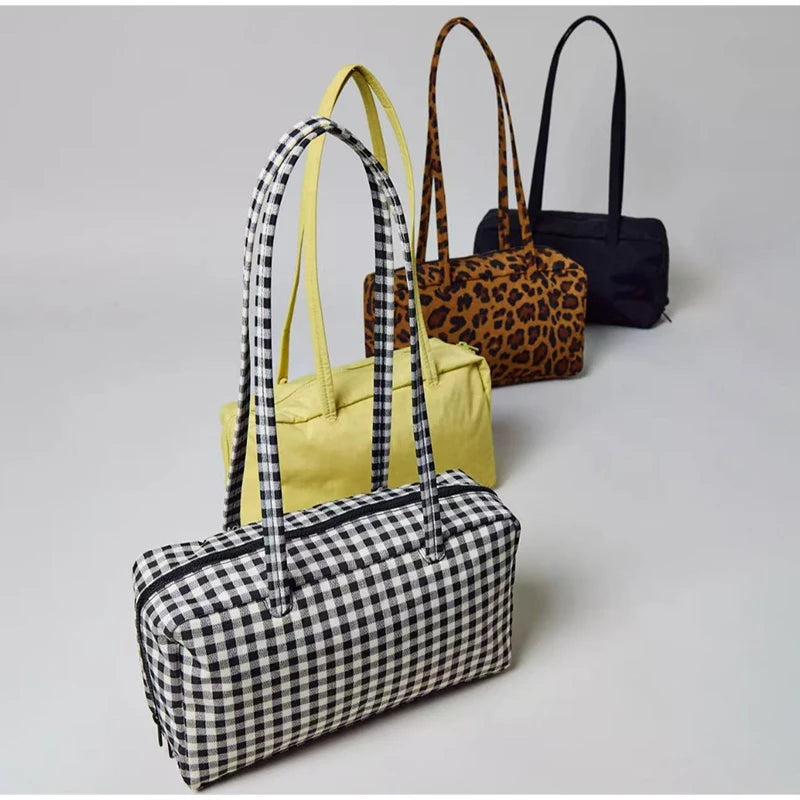 Women Eco-friendly Nylon Polka Dot Shoulder Bag