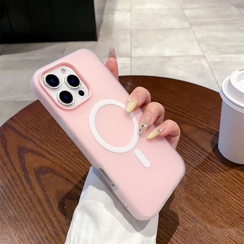 MagSafe Matte iPhone Case – Candy Colors | iPhone 11–17 Series