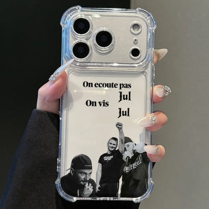 Jul Rapper Clear iPhone Case – iPhone 11 to 17 Series