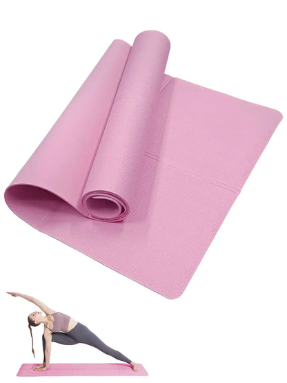 Non Slip Yoga Mat For Pilates Home Gym Workout