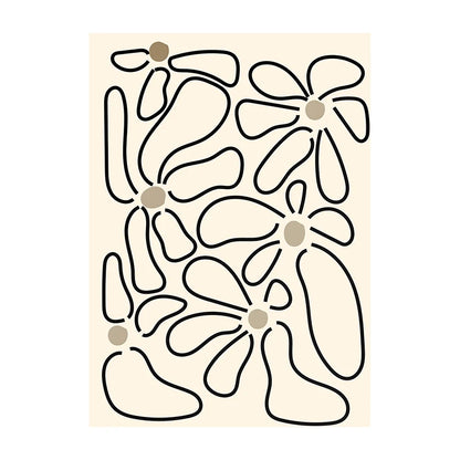 Minimalist Botanical Leaf Art Poster – Matisse-Inspired Wall Decor