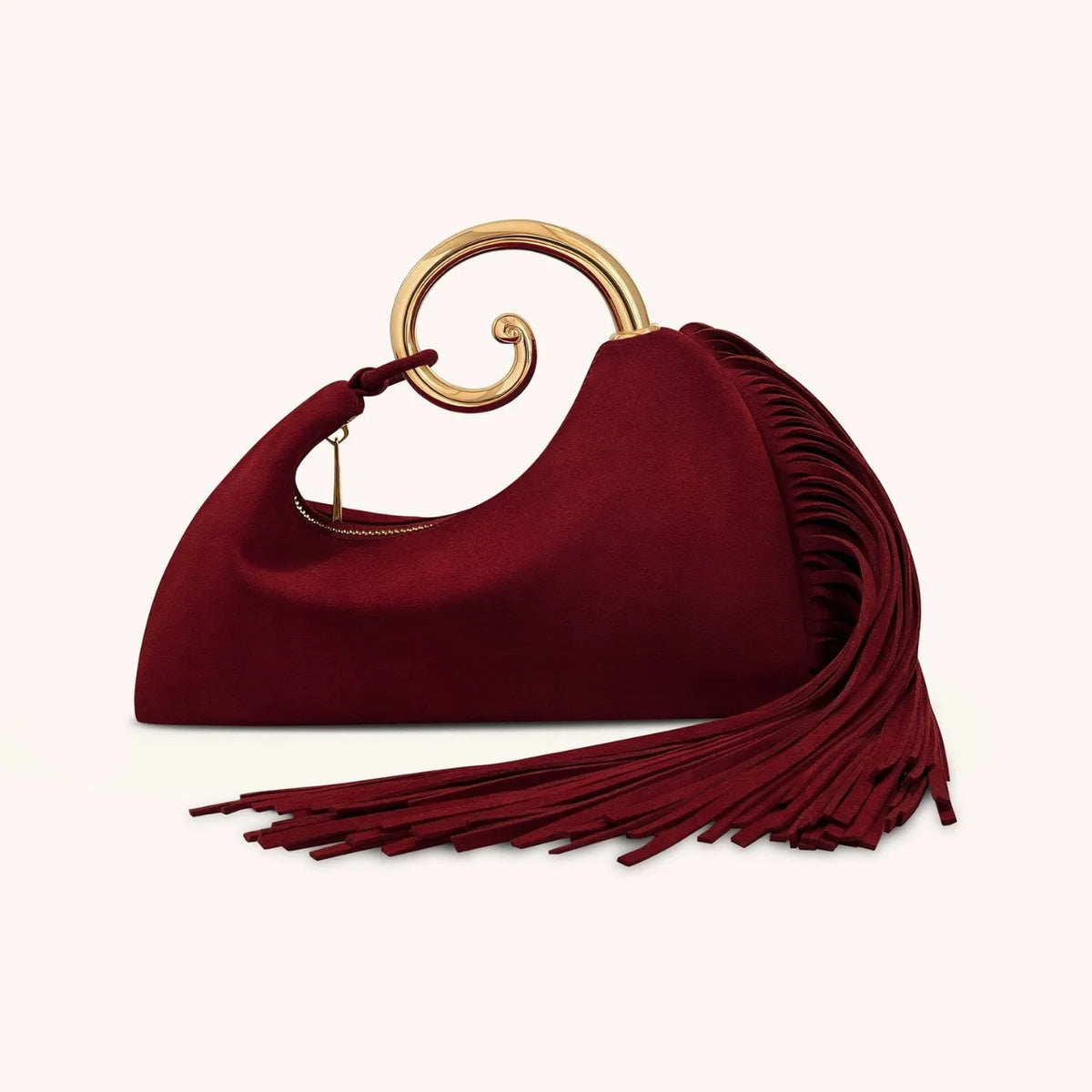 Suede Fringe Tassel Handbag – Women's Luxury Crossbody Purse