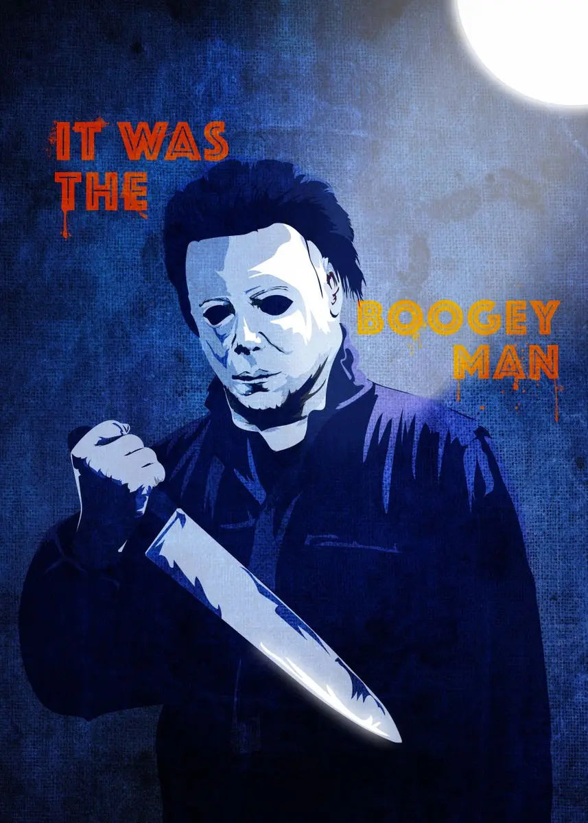 Horror Movie Wall Art Poster – Classic Halloween & Slasher Film Prints for Home Decor