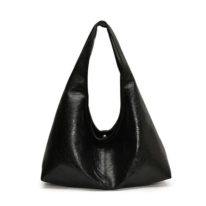 Designer Large PU Leather Hobo Underarm Bag