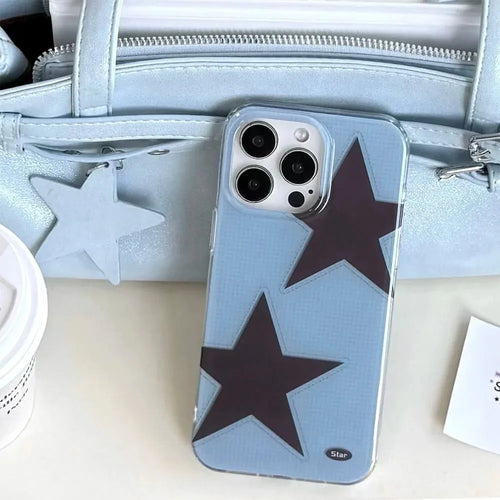 Korean Y2K Star Phone Case for Xiaomi Redmi Note Series