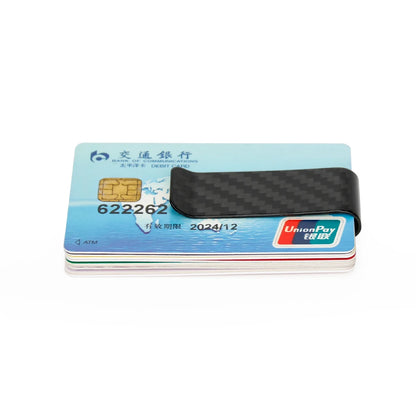 Carbon Fiber Front Pocket Wallet – Slim Money Clip for Men & Women
