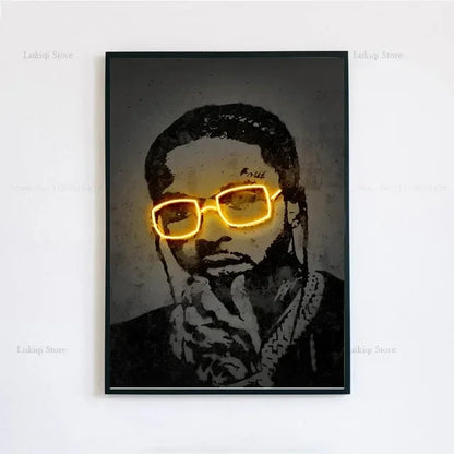 Pop Smoke Faith Album Poster Canvas Wall Art Print