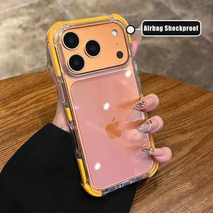 MagSafe Clear iPhone Case – 4-Corner Airbag Shockproof Bumper