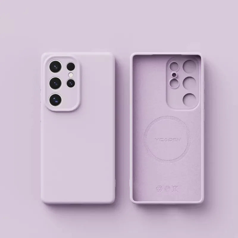 Original Liquid Silicone Magnetic Phone Case Samsung Galaxy S26 S25 S24 S23 S 26 Ultra Plus Cases