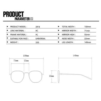 Y2K Retro Pilot Sunglasses – Leopard Frame Unisex Eyewear