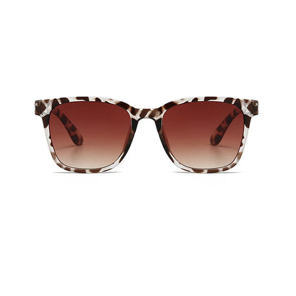 Vintage Square Sunglasses – UV400 Leopard Luxury Shades for Women & Men