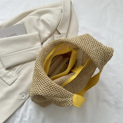 Casual Beach Summer Popular Woven Mother-in-law Bag