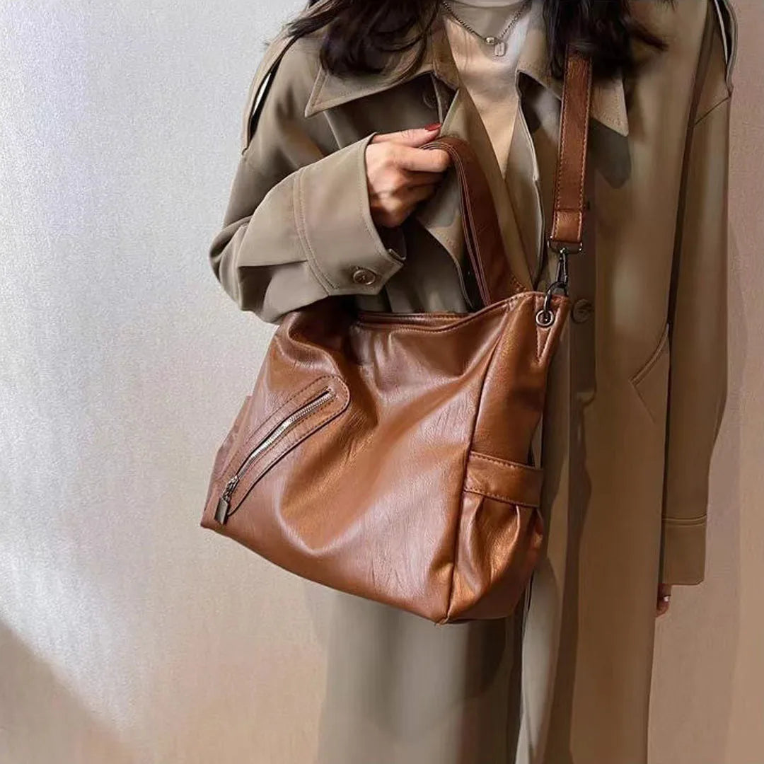 Large Capacity Elegant Texture Shoulder Handbag