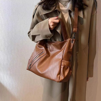 Large Capacity Elegant Texture Shoulder Handbag