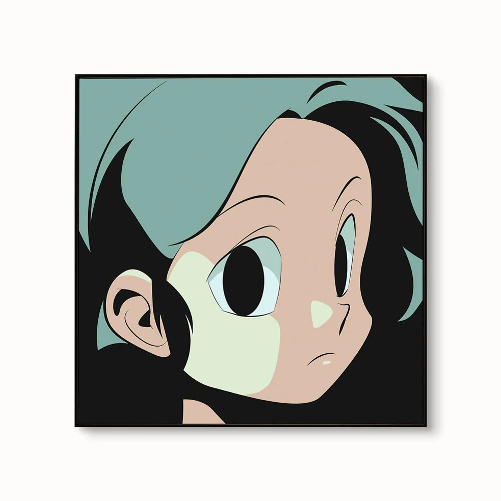 Anime Pop Art Canvas Poster | Japanese Korean Style Wall Art for Kids & Teens