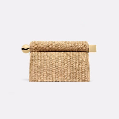 Metallic Clutch Bag for Women – Mini Chain Crossbody Evening Purse