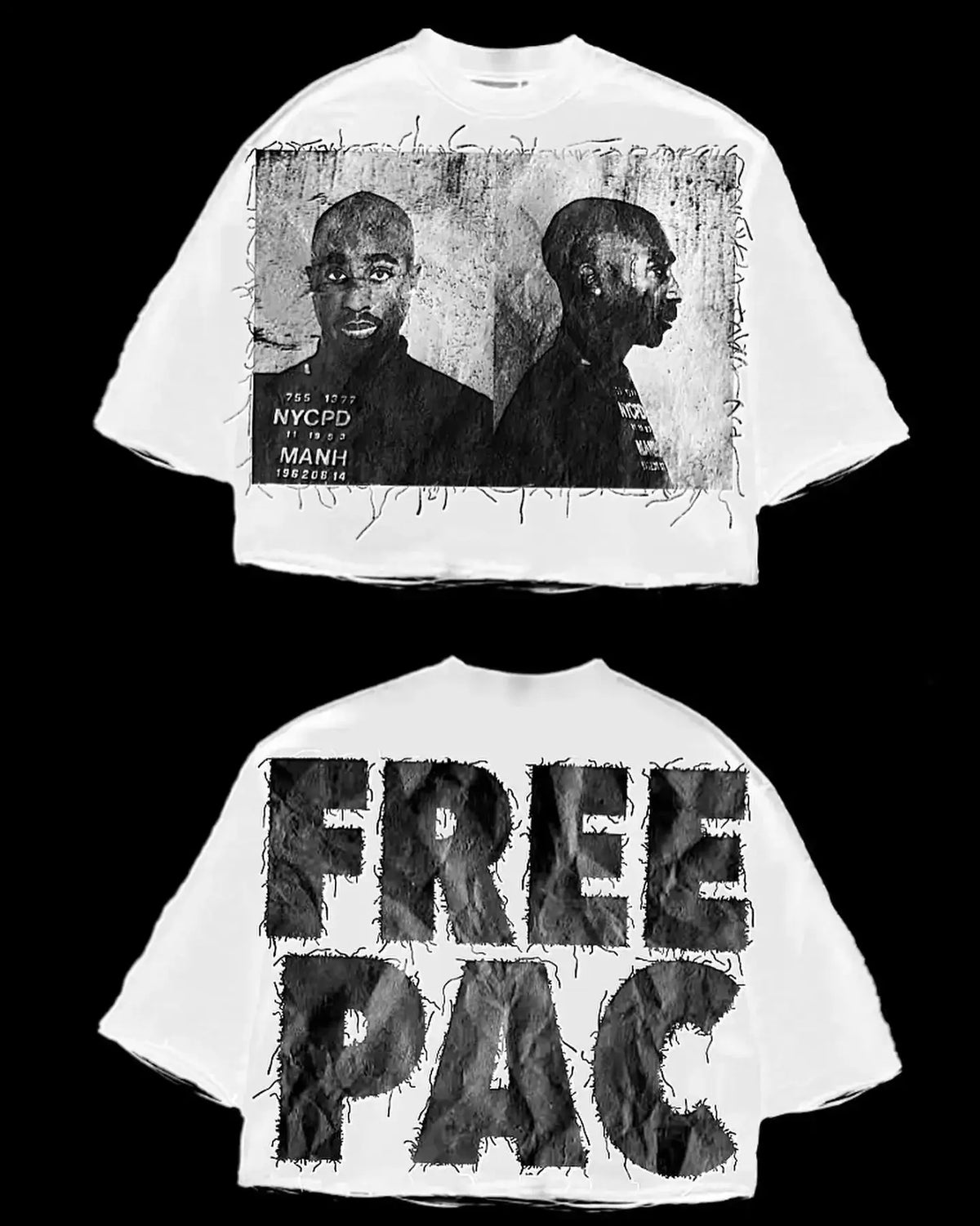 Graphic Print Oversized T-Shirt – Y2K Hip Hop Streetwear
