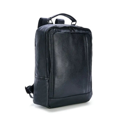 Genuine Leather Men's Backpack – Luxury Business Laptop Bag