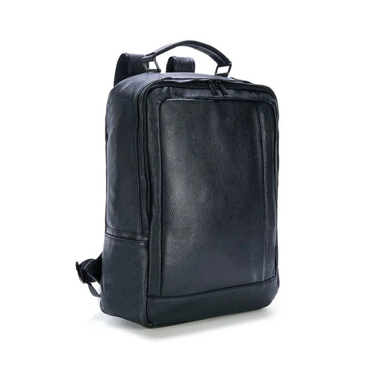 Genuine Leather Men's Backpack – Luxury Business Laptop Bag