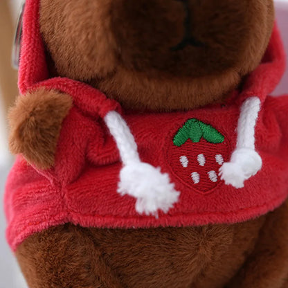 Cute Capybara Plush Keychain Pendant
