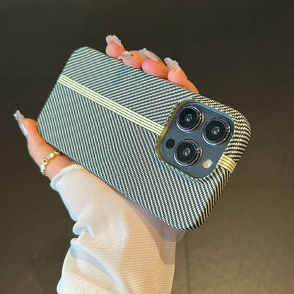 Carbon Fiber iPhone Case – Ultra Slim Shockproof PC Bumper Cover