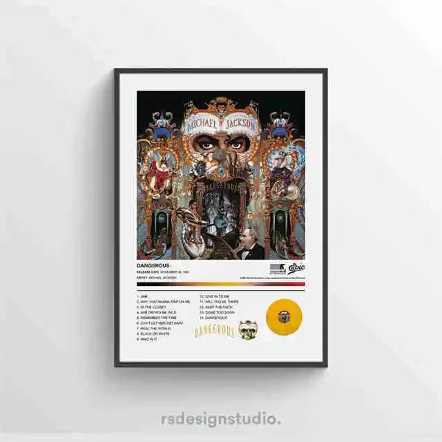 Michael Jackson Wall Art Canvas Print – Music Legend Poster for Home Decor