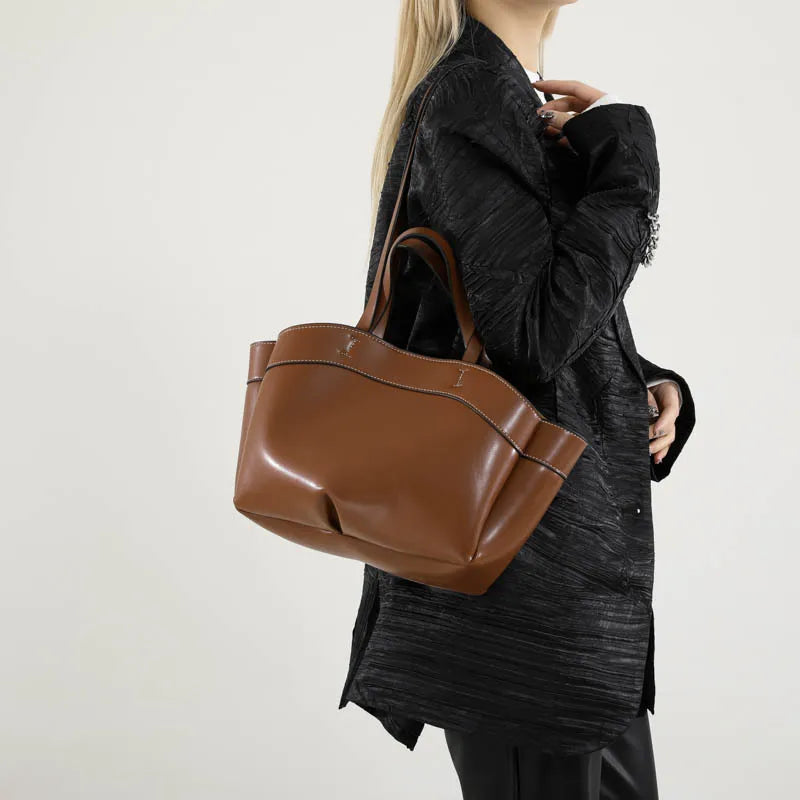 Fashion Leather Large Capacity Designer Letters Women Handbags