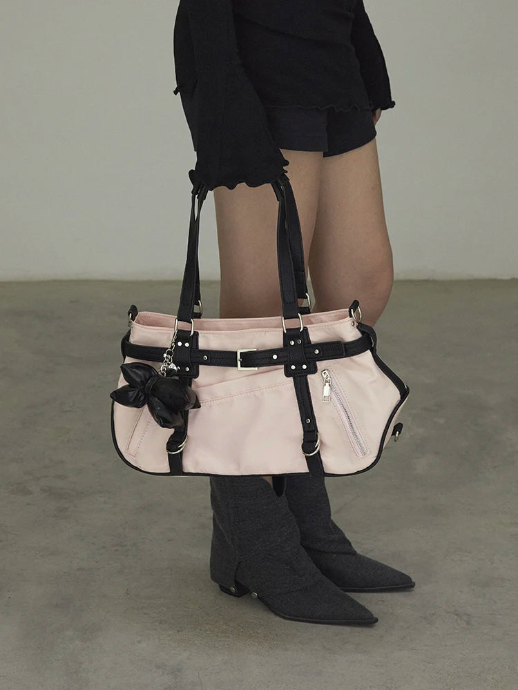 Harajuku Leopard Print Y2k Shoulder Bags
