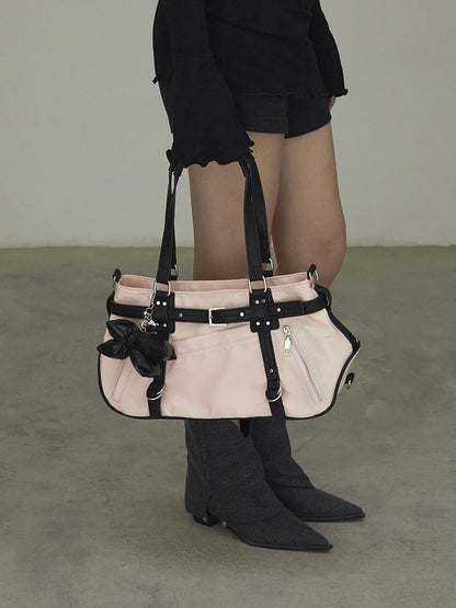 Harajuku Leopard Print Y2k Shoulder Bags